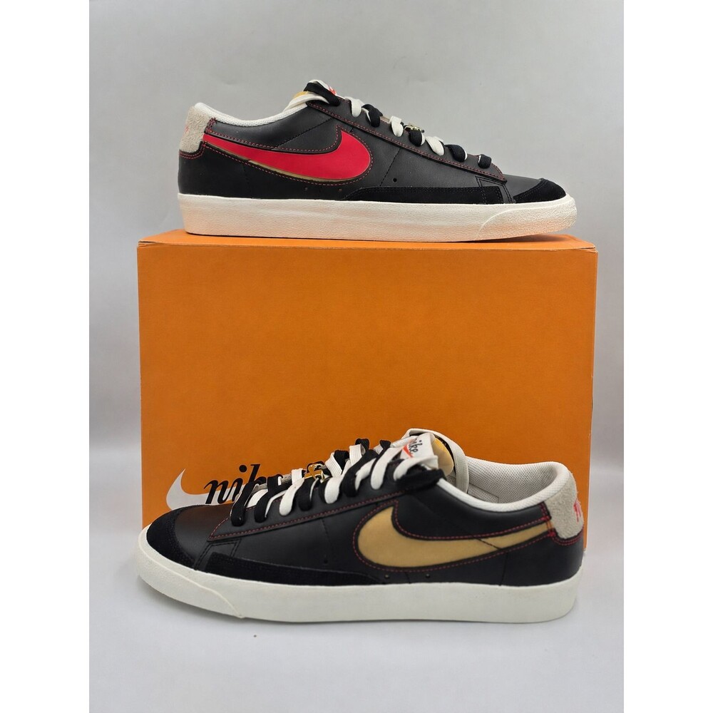 Nike Blazer Low 77 PRM DH4370 001 Men’s 12 Black Royal Blue New With Box